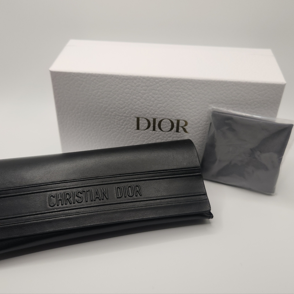 Christian Dior Glasses Case w Cloth & Box - NEW